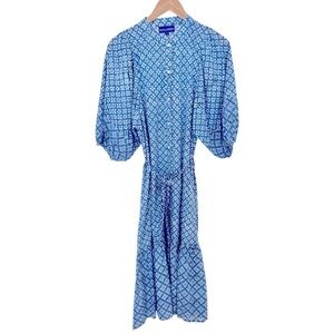 Ro's Garden Flirty Dress, Blue Brian